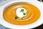Carrot Soup, served hot or cold